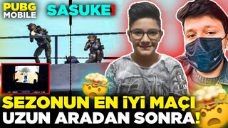 2022'NİN EN İYİ SQUAD MAÇI!! 👑 RÜYA TAKIM! SASUKE ile UZUN ARADAN SONRA YARGI DAĞITTIK Pubg Mobile