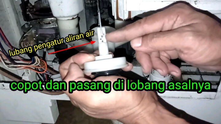 mengatasi mesin cuci yg airnya gak bisa di buang