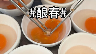 Makanan khas Huizhou, Nianchun! Daging tanpa lemak di dalam telur bebek!
