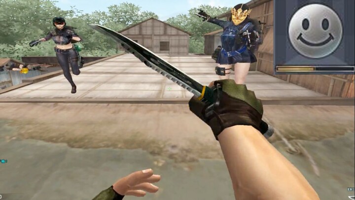 CF: What happens when a newbie with a smiley face enters the knife fight room?