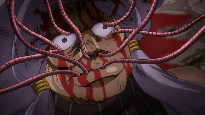 The old woman only took one look at the handsome guy and 73 earthworms grew out of her eyes!