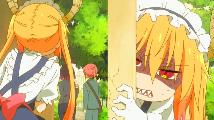 Tohru รู้สึกอิจฉาในภาษาสเปนละติน โคบายาชิซังจิโนะเมดดราก้อน
