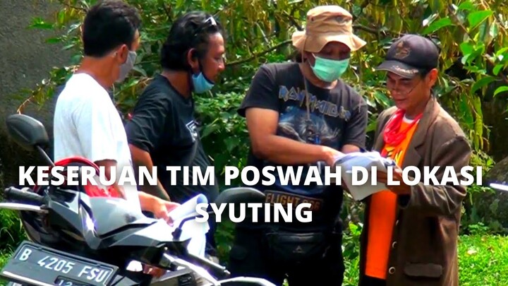 Keseruan Tim POSWAH di Lokasi Syuting FTV Goda Gado Demokrasi