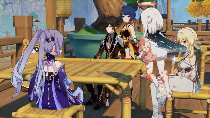 [Genshin Impact] What happens when you barge in on someone while they’re eating?