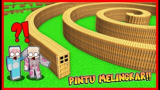 ATUN & MOMON MENEMUKAN PINTU MELINGKAR RAHASIA !! HARTA KARUN MELIMPAH !! Feat @sapipurba Minecraft