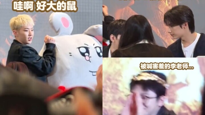 Hoshi mendapat boneka tikus ukuran super besar, Jun dan Nu saling berbisik, Chelie yang menggemaskan