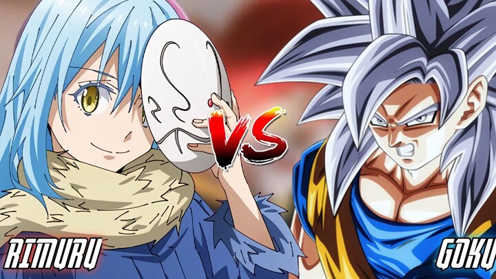 RIMURU TEMPEST VS GOKU ALL FORMS (Anime War) FULL FIGHT HD