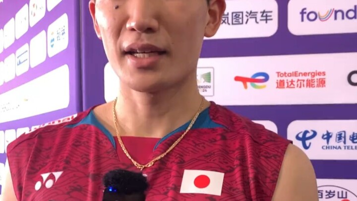 Kento Momota responds to Shi Yuqi’s Japanese-language祝福 from yesterday. #TenYearsOfDedicationAndTrus
