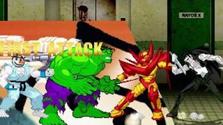 AN Mugen #212: Snow Man & Hulk VS Jeff The Killer & Dragon Claw