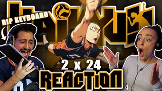 THIS IS PEAK ANIME!! 🔥 Haikyuu!! 2x24 REACTION! | "The Absolute Limit Switch"