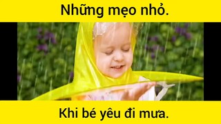 Những Mẹo Hay Khi Đưa Bé Đi Trời Mưa #videohaynhat