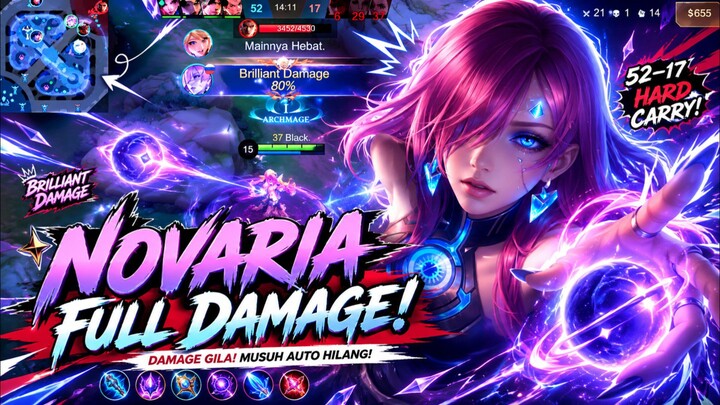 Triple Kill pakai Novaria? Damage-nya nggak masuk akal!