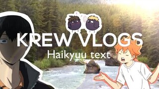 First years went on a ROAD TRIP!? [] Haikyuu text [] 🏕🔥🏔🚵‍♀️ [] PART 1
