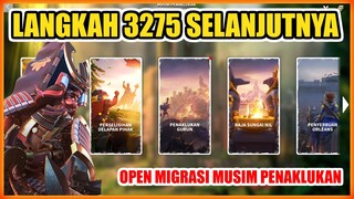 OPEN MIGRASI 3275 MENUJU MUSIM PENAKLUKAN !! WIN KVK 1 2 DAN 3 ROK