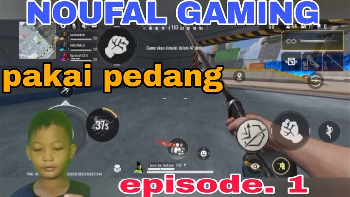 Noufal gaming pake pedagang