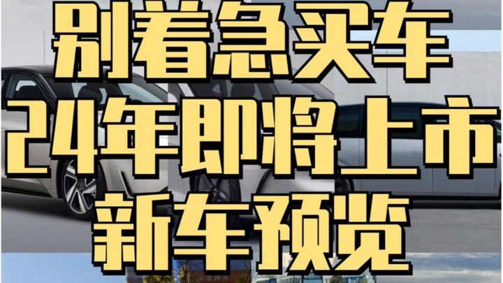 Don’t rush into buying a car in 2024—first check out Brother Qiang’s roundup of all the new models h