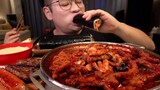 SUB 용암국물닭발 먹방 매운거+매운거 불주꾸미 대박 레전드 먹방 Chicken feet with soup mukbang Legend koreanfood eatingshow asm