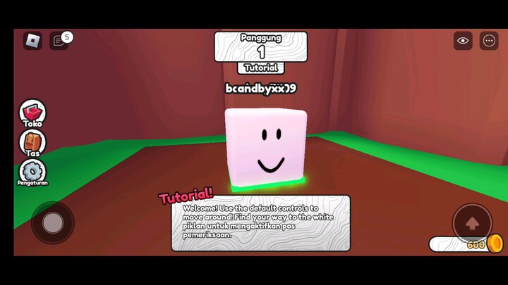 MAIN OBBY TAPI KITA JADI CUBE..Roblox Indonesia