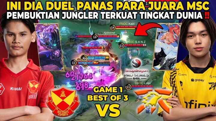 INI DIA DUEL PANAS PARA JUARA MSC !! PEMBUKTIAN JUNGLER TERKUAT TINGKAT DUNIA - FNOC VS SRG GAME 1