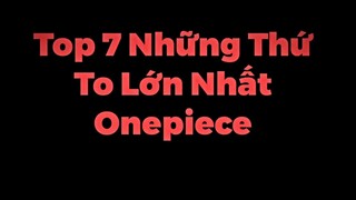 One Piece - Top 7 Những Thứ To Lớn Nhất Trong One Piece