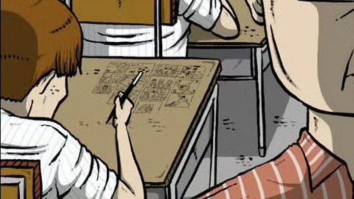 Draw comics in textbooks and on desks...