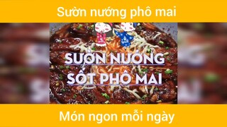 Làm sườn nướng phô mai #monngon
