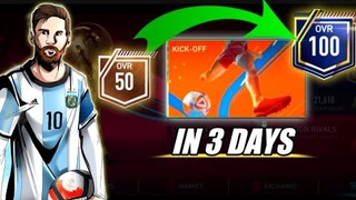 Can You Reach 100 OVR In 3 Days From Zero? - FIFA Mobile 22
