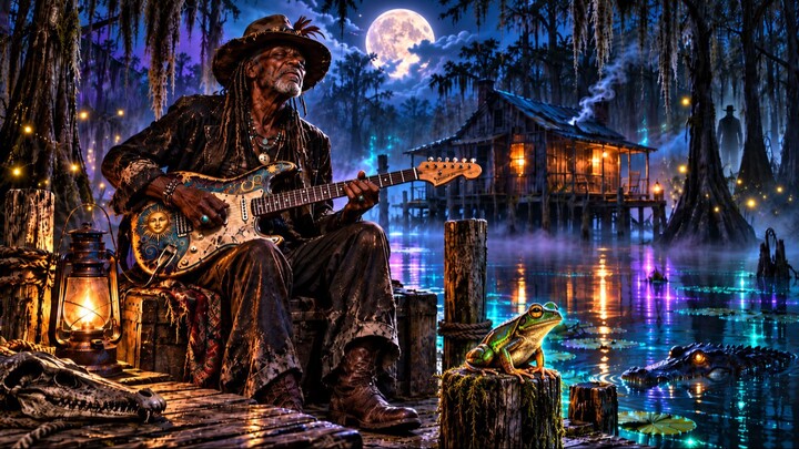 幽灵沼泽最后的蓝调乐手｜The Last Bluesman of the Haunted Swamp｜迷幻沼泽摇滚 & 蓝调