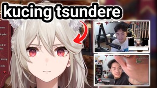 Komandan kucing tsundere, mediashare bang al di stream komandan