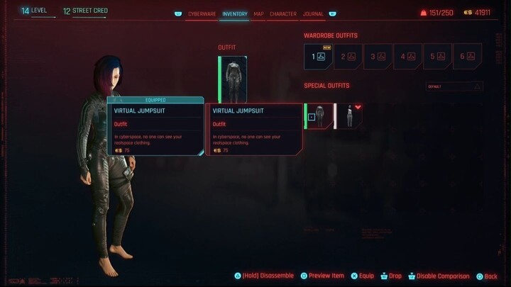 Cyberpunk 2077 Pick Outfit shorts