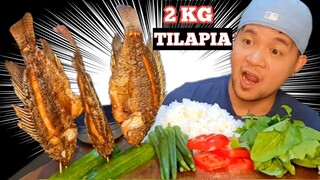 3 FRIED TILAPIA 1 KALDERONG KANIN MUKBANG PINOY collab w/ @Neana Food