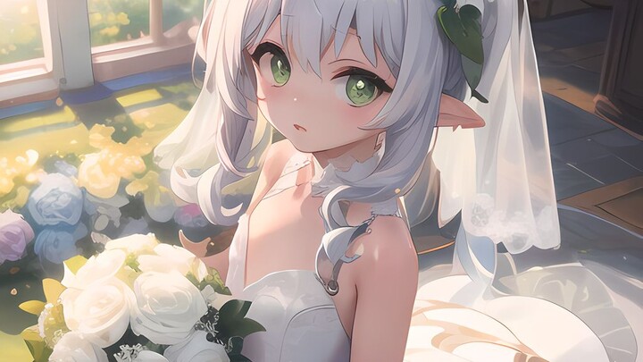 Nashida: "Traveler, if you don't come in soon, I will break off the engagement~♥"