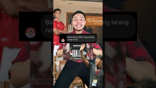 MNC larang NOBAR pertandingan TIMNAS? Masa sih? #shorts