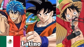 Toriko, One Piece & Dragon Ball Z (Especial Colaboración) Voces Del Doblaje Latino🇲🇽