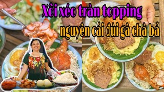 Chuẩn không cần chỉnh hàng XÔI XÉO đầy ụ topping, ăn no căng bụng