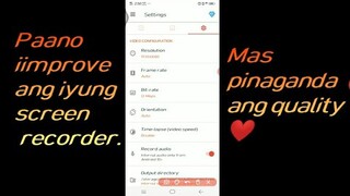 #screenrecorder #perfectquality Paano iimprove ang iyung screen recoder.