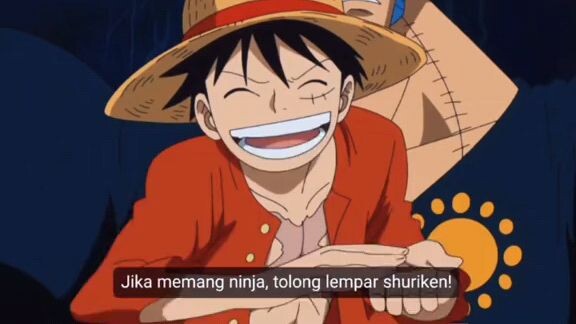 Kebanyakan Nonton Anime Naruto Nih Luffy