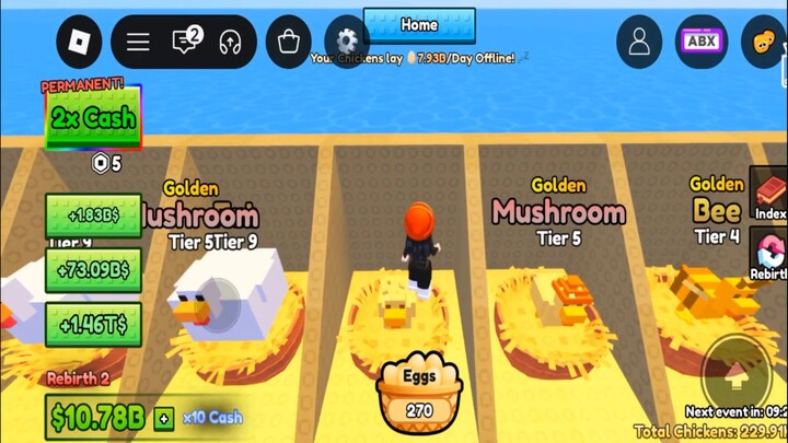 🐤💚It doesn't have a name l Chicken Farm l Roblox