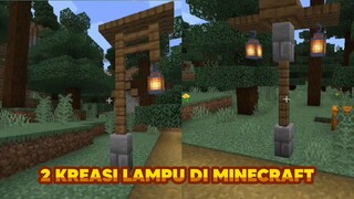 2 KREASI LAMPU DI MINECRAFT