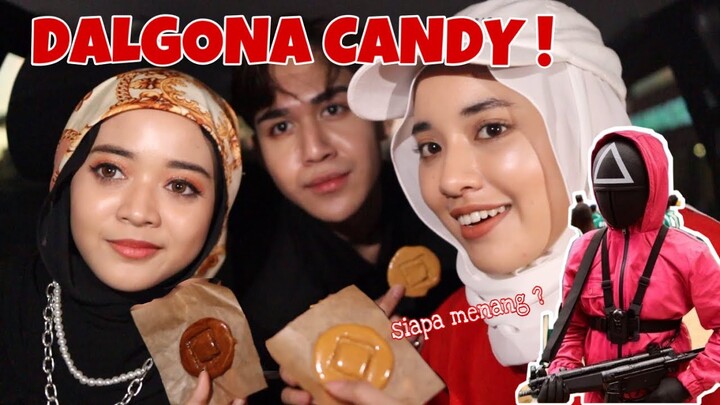 SQUID GAME : DALGONA CANDY CHALLENGE ‼️ Habislah dalgona terbakau 😱