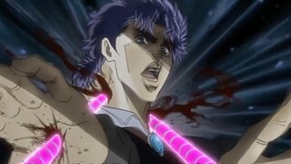 Da Qiao was caught off guard and was shot through the neck by Dio's laser