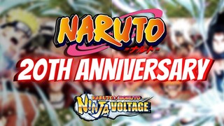 NARUTO 20th ANNIVERSARY fever in NxB NV