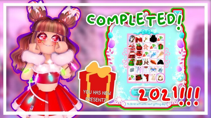 🎁🥳 ALL ROYALE HIGH CHRISTMAS ADVENT CALENDAR ACCESSORIES 2021 // Roblox Royale High