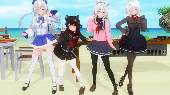 There are so many white-haired beauties, which one do you want?