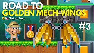 ROAD TO GOLDEN MECH-WINGS #3 | Pixel Worlds