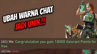 CHAT VALORANT BISA BERWARNA WARNI? GINI CARANYA | Valorant Indonesia