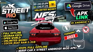 BARU! GAME MIRIP CAR X STREET OFFLINE ANDROID ULIMITED MONEY V0.32B TERBARU 2022 BISA MODIFIKASI!