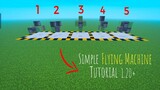 How to make Working flying Machine in Minecraft