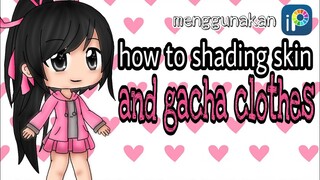 Cara ngeshading kulit dan pakaian pada gacha.. (Ala aku sendiri)