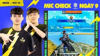 Mic Check VFL 2022 - Bảnh xạ thủ bách phát bách trúng 2 cái Booyah - Ngày 9 Tuần 3 | HEAVY Free Fire